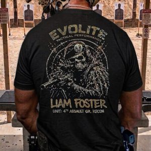 T-shirt - Teschio Parà Nera